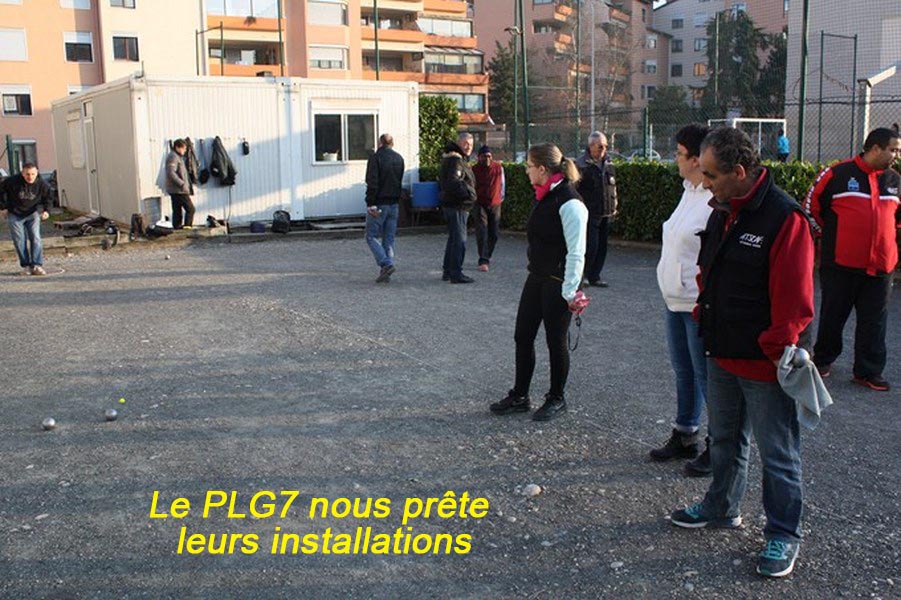 Installations du PLG7 pretées à l'ATSCAF Pétanque
